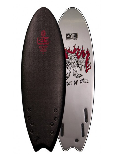 Surfboard O&E Outta Hell Ezi Rider Quad - Black